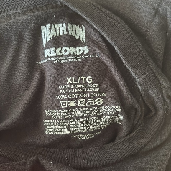 Death Row Records “The Untouchable” Graphic Tee – Size XL – Black - Picture 6 of 6